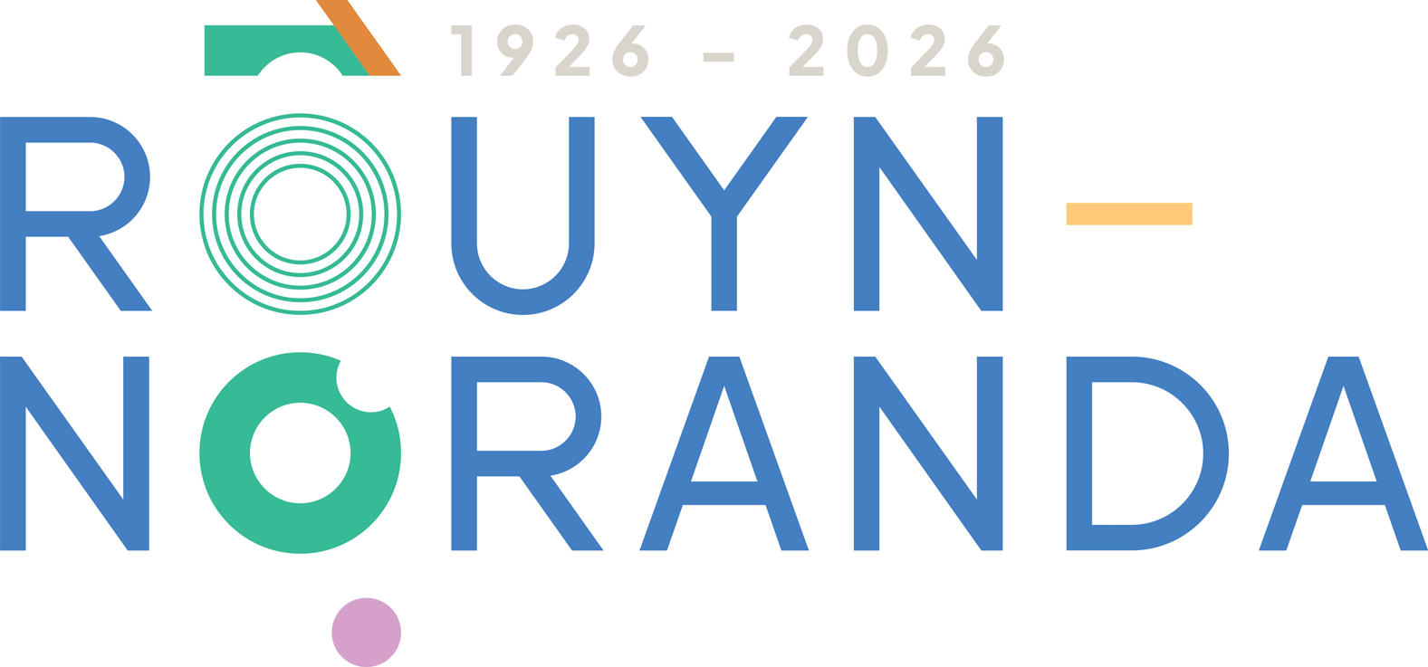 logo 100e rouyn-noranda